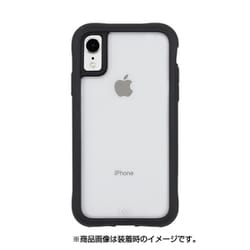 CM037980 [iPhone XR用 ケース 耐衝撃 トランスルーセント CL/BK]