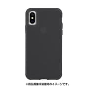 CM037786 [iPhone XR用 ケース 耐衝撃 タフクリア マットBK]