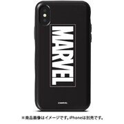 PHFGSM18A-LBK [iPhone XS/X用 マーベルロゴBK GolfSlide]