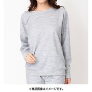 6629-0405 [コンフォートウォーム ロングスリーブ クルーネック レディース Lサイズ グレー]