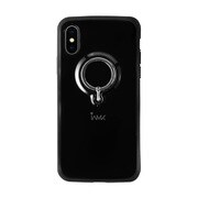 MTSFRB18A-BK [iPhone XS用 Finger Ring Bumper Case ブラック]
