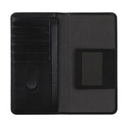 UFZSMN18B-BK [iPhone XS Max用 シモーニ 本革製 手帳型ケース ブラック]