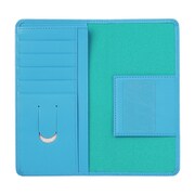 UFZSMN18C-BU [iPhone XR用 シモーニ 本革製 手帳型ケース ブルー]