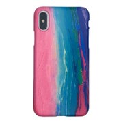 TCZOLH18A-PSK [iPhone XS用 油絵PK&スカイBL ハードケース]