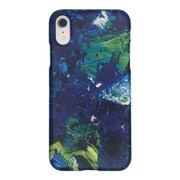 TCZOLH18C-BLU [iPhone XR用 ハードケース 油絵BL]