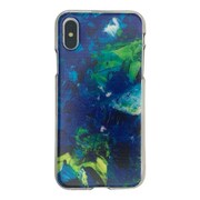 TCZOLC18A-BLU [iPhone XS用 油絵BL クリアケース]