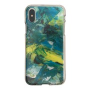 TCZOLC18A-EMD [iPhone XS用 油絵エメラルド クリアケース]