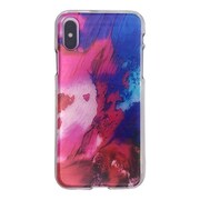 TCZOLC18A-PPR [iPhone XS用 油絵PK&PU クリアケース]