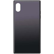 PG-18ZGT01BK [iPhone XS Max用 ガラスハイブリッドケースブラック]