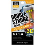 PG-18YGL12 [iPhone 11/XR用 保護ガラス3D 2強ガラス アンチグレア]