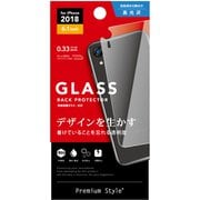 PG-18YGL15 [iPhone XR用背面保護ガラス光沢]
