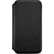 i32CNW06 [iPhone XS Max用ケース CAT FLIP NEWT カーボンブラック]