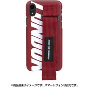 DSK14696i61 [iPhone XR用ケース GRAFT STRAP BURGUNDY/LONDON]