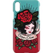DSK14715i65 [iPhone XR用ケース GRAFT WAPPEN CARPE デニムローズ]
