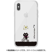 ABF14560i58 [iPhone XS用 サイクリング ねこまんじゅう クリアケース]