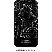 NG12972iX BK Topography Case Double Protective [iPhone XS用]