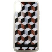 SS13177iX グリッターローズPKGD FASHION CUBIC [iPhone XS用]