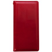 HAN14274i58 ITALY COW LEATHER CASE RD [iPhone XS用]