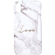 HM14441i58 Marble love WH [iPhone XS用]