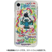 DS15235i61 [iPhone XR用 ソフトクリアケース 落書きバイオレット]
