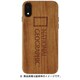 NG14123i61 [iPhone XR用ケース Nature Wood チェリーウッド]