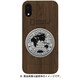 NG14129i61 [iPhone XR用 Metal-Deco Wood Case ウォルナット]
