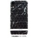 SS15009i61 [iPhone XR用ケース FASHION MILAN HEXAGONAL MARBLE BK/SV]
