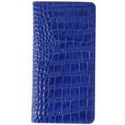 GZ13492i61 [iPhone XR用ケース Vivid Croco Diary コバルトBL]