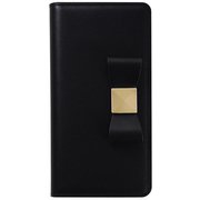 LB13507i61 [iPhone XR用ケース Ribbon Classic Diary BK]