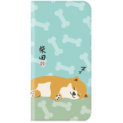 ABF14590i65 昼寝 しばたさん ダイアリーケース [iPhone XS Max用]