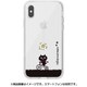 ABF14605i65 サイクリング ねこまんじゅう クリアケース [iPhone XS Max用]