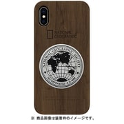 NG14151i65 ウォルナット Metal-Deco Wood Case [iPhone XS Max用]