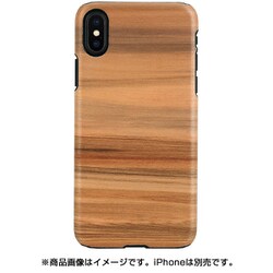 I13889i65 Cappuccino 天然木ケース [iPhone XS Max用]