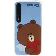 KCL-LCL015 ブラウン ライトアップケース CUPID LOVE [iPhone XS Max用]