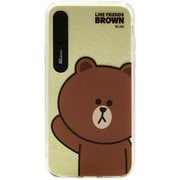 KCL-LBA009 ブラウン ライトアップケース BASIC [iPhone XS Max用]