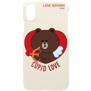 KCL-SCL009 ブラウン SlimFit CUPID LOVE [iPhone XS Max用]