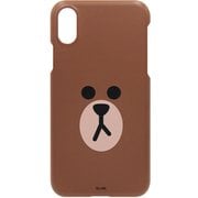 KCL-SFA009 ブラウン SlimFit FACE [iPhone XS Max用]