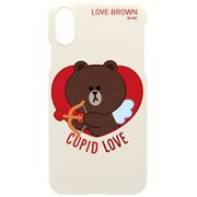 KCL-SCL026 [iPhone XS用 ブラウンキューピッド SlimFit CUPID LOVE]