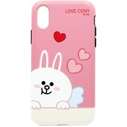 KCL-DCL002 [iPhone XS用 コニー DUAL GUARD CUPID LOVE]