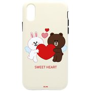 KCL-DCL003 [iPhone XS用 スウィートハート1 DUAL GUARD CUPID LOVE]