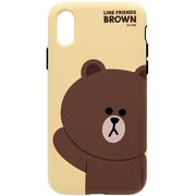 KCL-DBA005 [iPhone XR用ケース DUAL GUARD BASIC ブラウン]