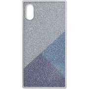SW-SQIXS-002 BL [iPhone XS用 Glitterケース Blue]