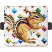 NJ-BKIXS-154 シマリス 手帳Nijisuke [iPhone XS用]