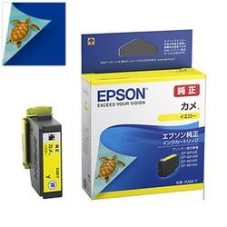 ヨドバシ.com - エプソン EPSON インクカートリッジ カメ イエロー KAM-Y 通販【全品無料配達】