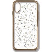 PF-CIXP-060 WH [iPhone XS Max用 押し花ケース whitish flowers]