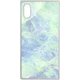 SW-SQIXP-005 BL [iPhone XS Max用 大理石ケース blue×green iPhone6.5inch]