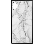 SW-SQIXP-007 WH [iPhone XS Max用 大理石ケース white×black iPhone6.5inch]