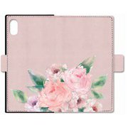 BL-SQBKIXP-109 ローズ [iPhone XS Max用 手帳型ケース スクエア Royal roses]