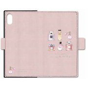 BL-SQBKIXP-110 WH [iPhone XS Max用 手帳型ケース スクエア Lots of perfumes]