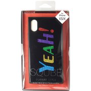 J18S-SQ07 [iPhone XS専用 SQUBE GLITTER CASE YEAH]